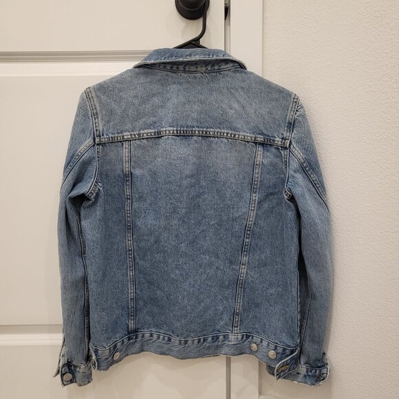 Denim Jacket with beaded crystals size US 8/EUR 38 - Picture 3 of 8
